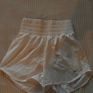 Nike Women's Cream Athletic Shorts